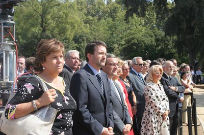 Josu Jon Imaz ha assistit a l'acte al costat del paer en cap.