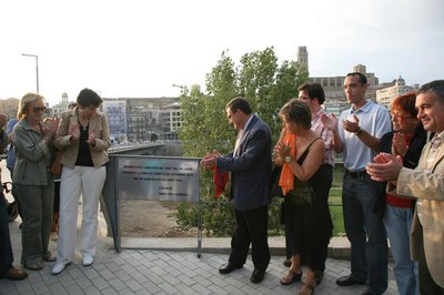 L'alcalde de Lleida, Àngel Ros, ha inaugurat el nou pont Vell.