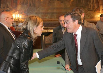 L'acte ha estat presidit per la Ministra de Vivenda, Carme Chacón..