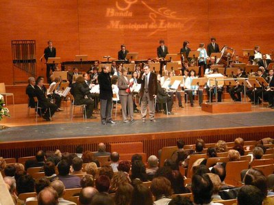 La Banda Municipal de Lleida ha ofert el tradicional concert de Nadal.