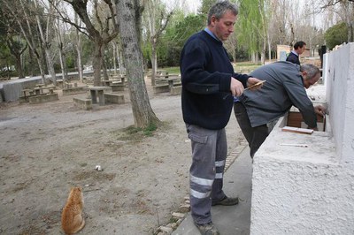 S'adequen les piques, les barbacoes, les aixetes i tots els elements que estiguin malmesos.