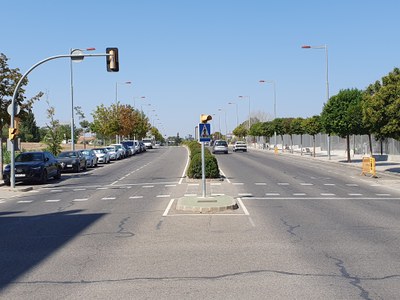 Imatge de l'avinguda de Pinyana.