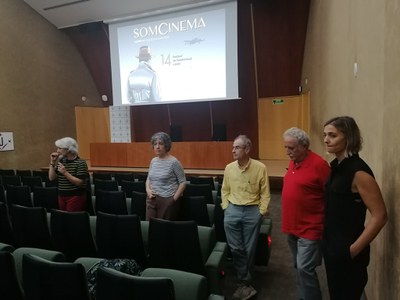 La presentació d'Art d'alçada, a la Universitat de Lleida, aquest matí..