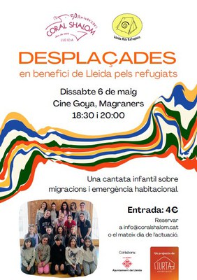 Cantata a Lleida sobre les migracions i l’emergència habitacional amb el projecte “Desplaçades”..