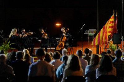 L’acte ha finalitzat amb un concert de música clàssica i contemporània a càrrec del Quartet de corda Boira.