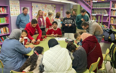 El divendres, 8 de novembre, es va iniciar el projecte Bibliobarri a l'escola Príncep de Viana..