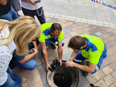 La revisió del clavegueram s'ha dut a terme amb càmeres.