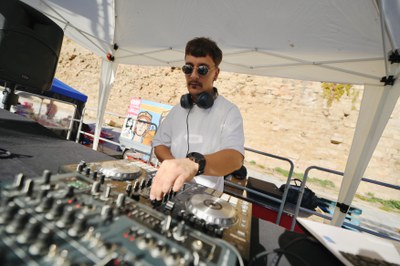 El Dj i productor lleidatà, Hypnosis, ha punxat al fossat de la Seu Vella.