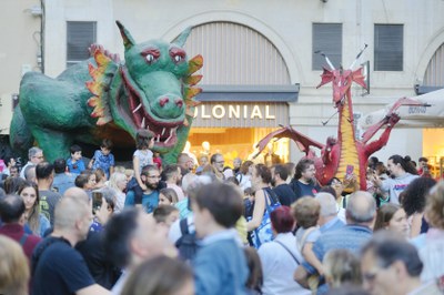 La Plantada de bèsties ha tingut lloc a les 19 h a la pl. Sant Francesc.