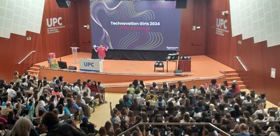 L'acte de Technovation Girls 2024 a la UPC.