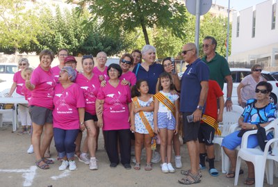 L'alcaldessa accidental, Carme Valls, ha saludat els i les participants del torneig de bitlles que s'ha fet aquest matí en el marc de la festa major ….