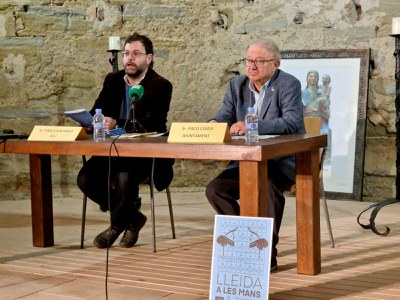 Presentació al Castell Templer de Gardeny de la guia turística per a persones sordes "Lleida, a les mans“.