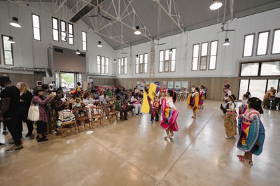 Al Mercat del Pla s'ha pogut veure danses de l'Equador.