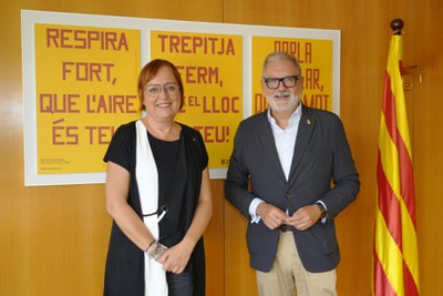 Bergés i Larrosa s'han trobat avui a la seu de la delegació del Govern.