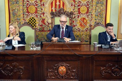L'alcalde Larrosa ha presidit la sessió.