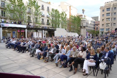 El pregó de la Festa Major de Lleida s'ha fet a la plaça Sant Joan.
