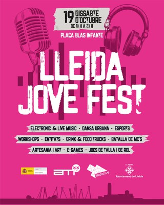 Imatge del cartell de la Lleida Jove Fest.