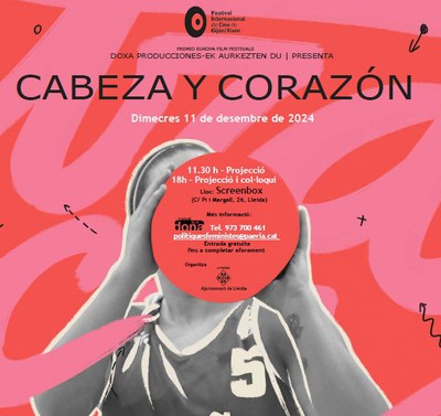 Projecció del documental "Cabeza y corazón", a l'Screenbox, aquesta tarda..