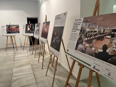 La Sala d’Exposicions de l’Ajuntament de Lleida exposa fins al 20 de desembre “Desigualtat, dona i esport”..