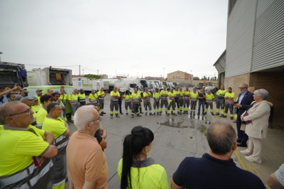 Larrosa s'ha adreçat als treballadors i treballadores de l'empresa Ilnet.