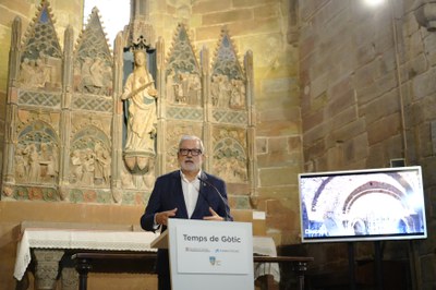 El paer en cap, Fèlix Larrosa, ha destacat el valor arquitectònic, cultural, turístic i emocional de l'església de Sant Llorenç, recentment restaurad….