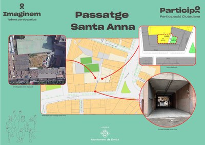 Comença el procés participatiu Imaginem el Passatge de Santa Anna, amb una visita aquest dimecres 11..