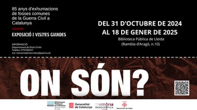 Visites guiades a l’exposició “On són?” a la Biblioteca Pública de Lleida..