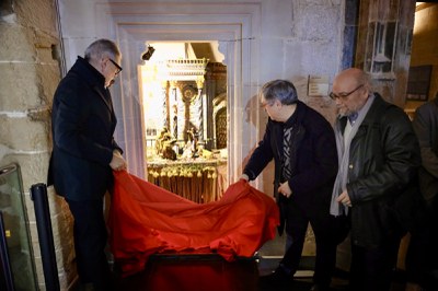 L’Agrupació Ilerdenca de Pessebristes obre el Cicle de Nadal amb la inauguració d’un pessebre a la Sala la Canonja de la Seu Vella.