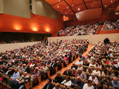 La Sala 1 de l'Auditori Enric Granados, plena de gom a gom.