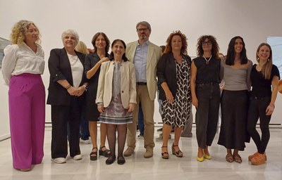 Acte d'obertura, aquest dijous a la tarda, de la nova mostra que es pot veure a la Sala d'Exposicions de l'Ajuntament de Lleida..