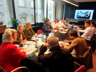 La reunió de la comissió de l'Horta.