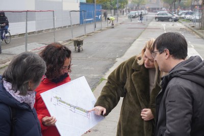 Iglesias ha supervisat avui l'inici de les obres.