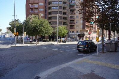 En aquest punt, a la cruïlla amb Prat de la Riba, també s'instal·larà un nou pas per a vianants.