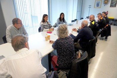 Imatge de la reunió d'avui, que també ha comptat amb la participació d'entitats de voluntariat.