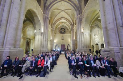 La nau central de la Seu Vella ha acollit l'acte de lliurament dels premis.