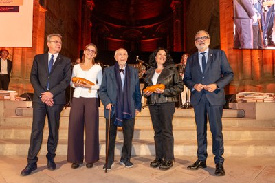 Gala de lliurament dels Premis Literaris Lleida 2023 a la Seu Vella..