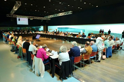 Les persones que conformen el Consell de Ciutat poden presentar propostes per a les comissions temàtiques. Foto de la constitució del Consell de Ciutat de Lleida, al maig, a la Llotja..