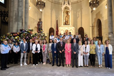 El paer en cap, Fèlix Larrosa, acompanyat de la Corporació Municipal, ha participat en els actes del patró Sant Anastasi.