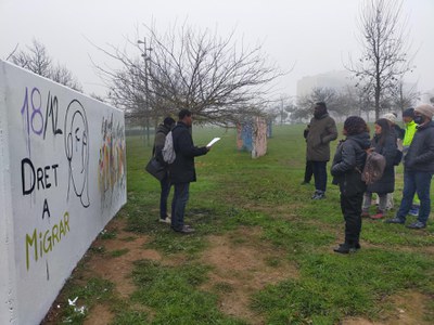 El regidor de Cooperació, Jackson Quiñónez, ha assistit en l'acte, al Parc de l'Aigua.