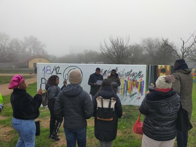 Durant l'acte de commemoració del Dia Internacional de les Persones Migrades s'ha llegit un manifest.