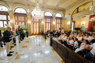 L'acte s'ha presentat al saló de plens de la Paeria.