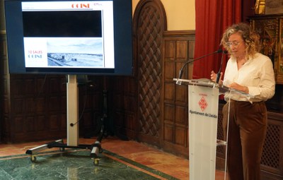 La regidora Pilar Bosch ha destacat l'aposta de Lleida per l'àmbit cultural..