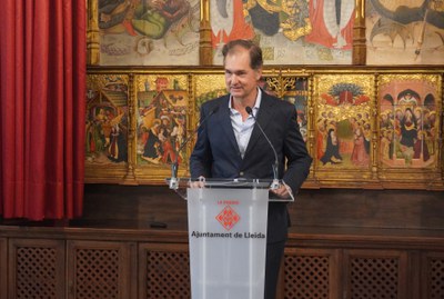 El president d'Ocine, Jordi Agustí, ha celebrat que l'empresa pugui iniciar aquest projecte a la ciutat de Lleida..