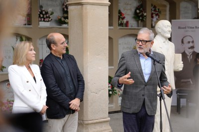 Lleida ha recordat aquest dilluns Ricard Viñes coincidint amb el 80è aniversari del seu naixement.