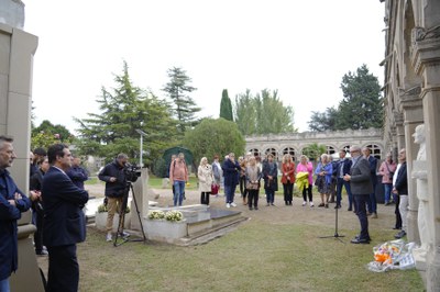 El reconegut pianista lleidatà ha centrat el tradicional acte que l’Ajuntament de Lleida organitza al Cementiri Municipal en motiu de la festivitat d….
