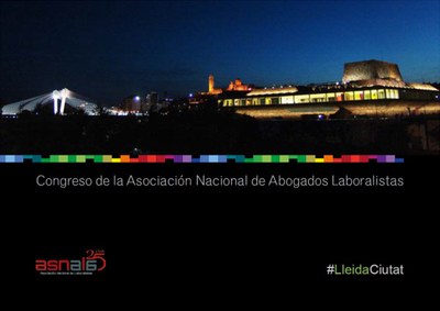 Imatge de la portada del Dossier de Ciutat que presenta la candidatura de Lleida per a ser seu del Congrés.