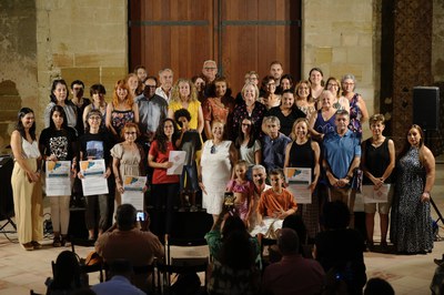 Foto de grup amb les persones guanyadrora de la campanya 2023..