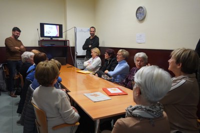 Avui s'ha fet l'última sessió del taller de memòria al Centre Sènior de Santa Cecília.