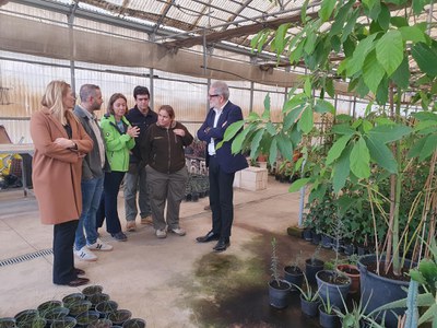 El CET produeix, a més, productes de jardinerai que després es planten a la ciutat..