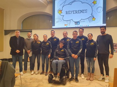 Onze esportistes referents de les Terres de Lleida participen en un projecte socioesportiu i de promoció de valors entre els nens i nenes i joves de la ciutat.